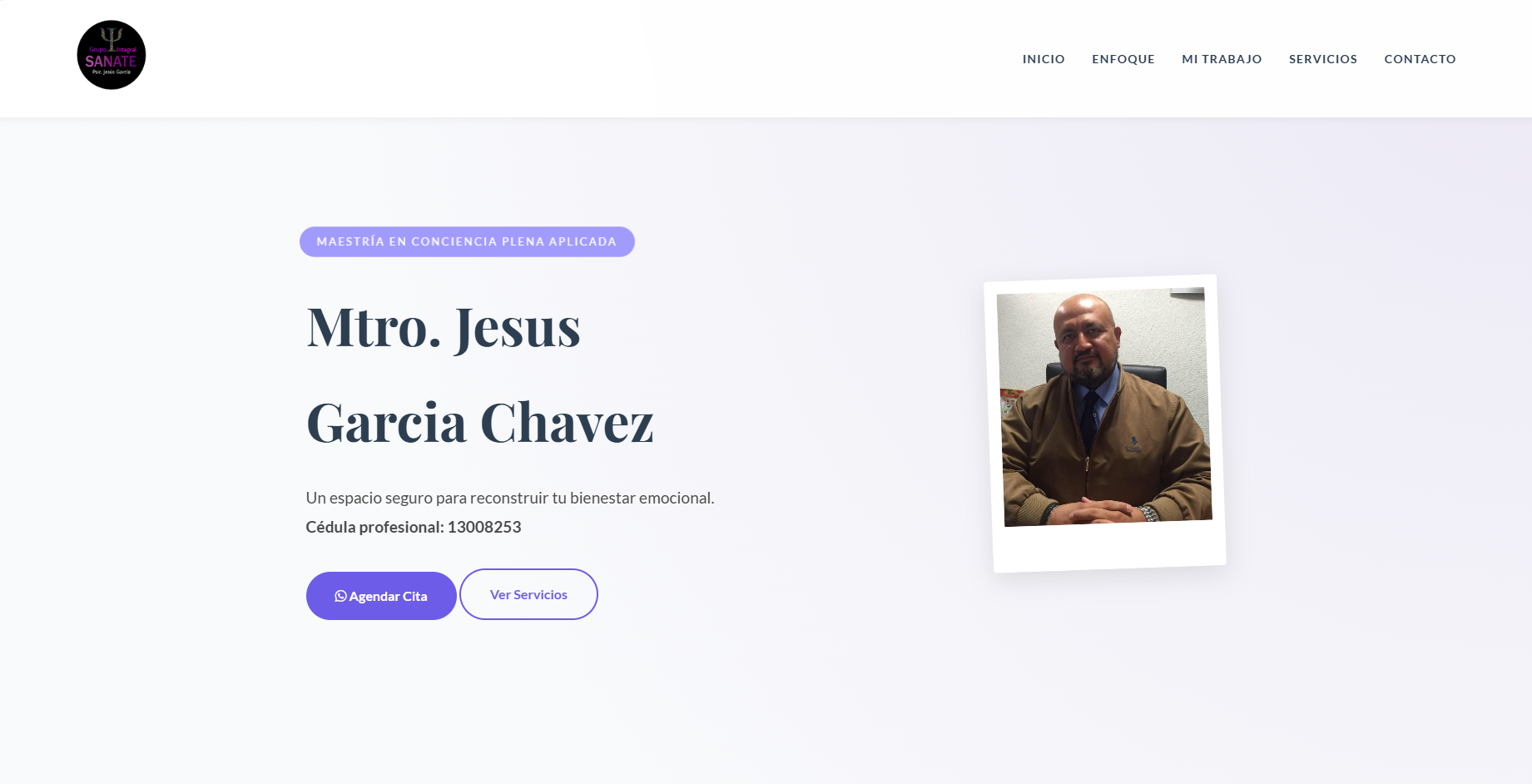 Sitio web de Jesús García Chávez